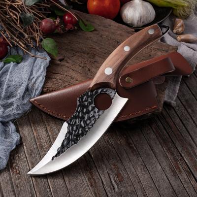 China Sustainable Handmade 6 Inch Boning Knife Cutting Meat Stainless Steel Butcher Knife Filet /filleting Knife for sale