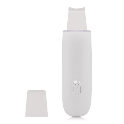 China Rechargeable Ultrasonic Facial Skin Pore Remover Scrubber Face Skin Deep Cleansing Peeling Machine for sale