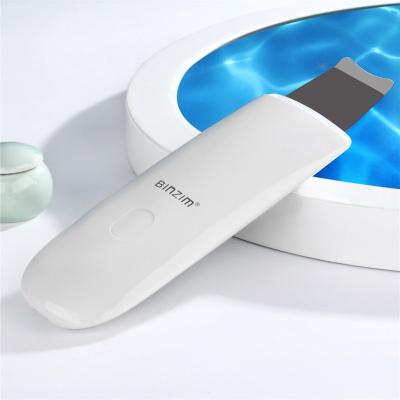 China Professional Ultrasonic Facial Skin Scrubber Deep Cleansing Facial Peeling Machine for sale