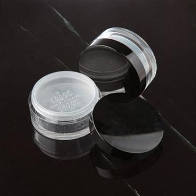 China Joly Beauty Iso 9001 High Quality Fashion Plastic Round Acrylic Cream Container Powder Loose Jar for sale