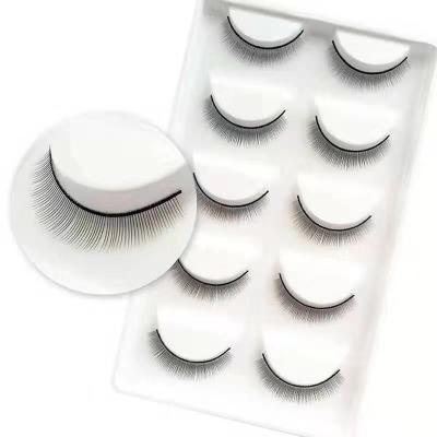 China Beginner Practice Lashes For Beginner False Eyelash Extension Practice Mink Lashes Full Strip Eyelashes Exercise Eye Beauty Training Lashes for sale