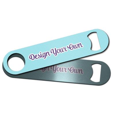 China Disposable Opener Custom Logo Sublimation Bottle Opener Flat Beer Bottle Opener for sale