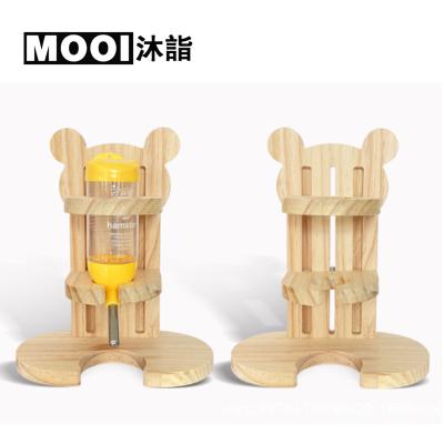 China Viable Vertical Adjustable Rabbit Gold Wire Bear Water Bottle Hamster Water Bottle Pet Drinking Products for sale