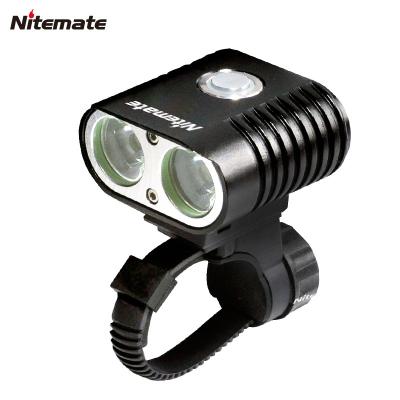 China 2000 High Quality Lumen High Brightness Dynamo Bicycle Light Aluminum USB Chargeable Bike Lights for sale