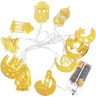 China Ramadan Lightings Ramadan Decorations 2022 Muslim Lanterns Eid Mubarak Decoration Islamic Ramadan 2022 Eid Lamp Led Fairy String Lights Islam for sale