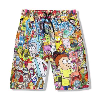 China New Fashion Breathable Sublimation Print Beachwear Custom Made Men Beach Pants for sale