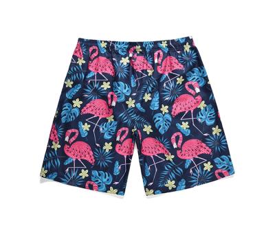 China Breathable Summer Beach Pants Men Printed Swim Trunks Plus Size Swim Shorts for sale