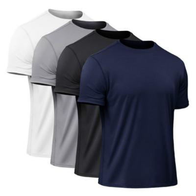 China Custom Made Sports Breathable Short Round T-shirt Men's Plain Tracksuit Training Clothes for sale