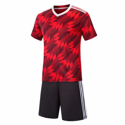 China Sets Custom Sport Shirts Football Kit Soccer Jersey Professional Uniforms for sale