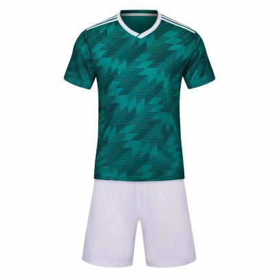 China Custom Wholesale Adult Soccer Jersey Sets Sublimation Soccer Uniforms for sale