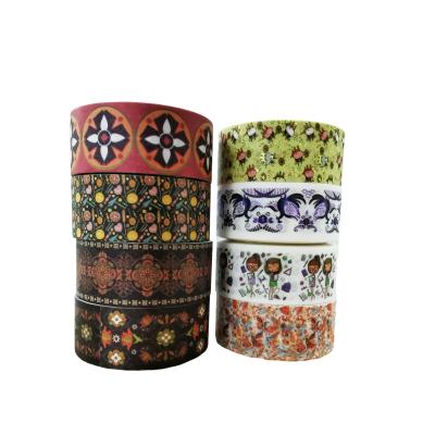 China Waterproof Custom Make Cute Kawaii Printed Rose Gold Foil Washi Masking Paper and Japanese Washi Tape custom for sale