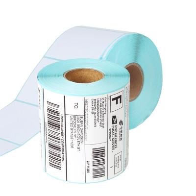 China Waterproof Perforated Direct Thermal Label Computer State 4x6 Thermal Paper For Shipping for sale