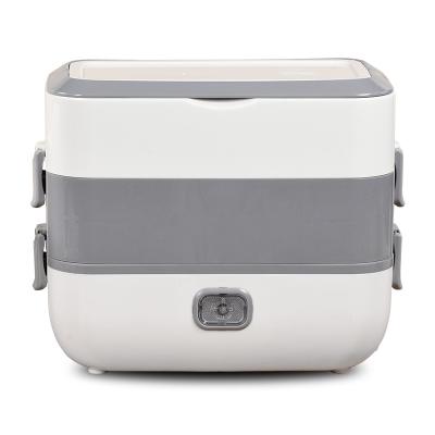 China Hot Selling Electric Lunch Box Outdoor 2 or 200w Stainless Steel Portable Heater Box 4 Indoor Food Insulated for sale