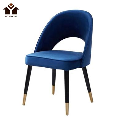 China Modern Lifestyle Fast Supplier Tufted Dining Chairs Fabric Elegant European Dining Chair Quality Assured Dining Chair for sale