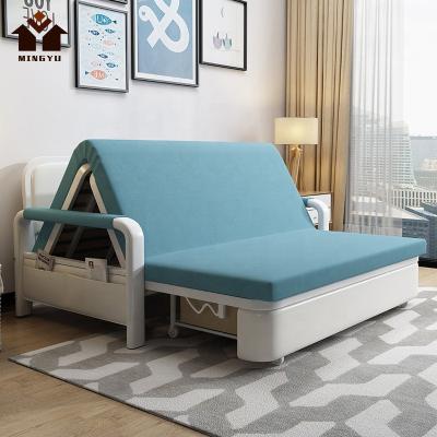 China Supplier Adjustable Fancy Quick Bedroom Folding Beds (Others) Durable With Mattress Living Room Sofa Folded Stretch Office Sofa Bed for sale