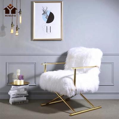 China Modern Popular Hot Sale Sofa Lazy Velvet Seat Modern Simple Make Up Metropolitan Chairs For Room Leisure Chair For Sale for sale