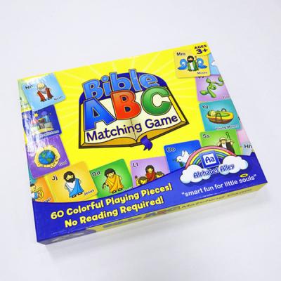 China Custom Magnetic Activity Set Educational Learning Cards Kids Matching Memo Learning Game for sale