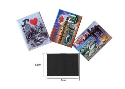 China Zinnblech-Andenken-Kühlschrank-Magnet 90 x 65mm förderndes touristisches Geschenk für Dekoration zu verkaufen