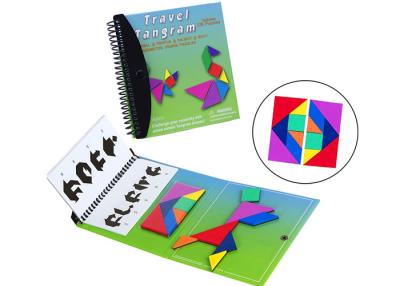 China Non-Toxic Harmless Environmental Protection Tangram Puzzle Book Magnetic Activity Set for sale