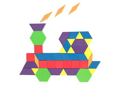 China Cusotmized Shapes Durable EVA Foam Magnetic Activity Set Geometric Figure Shape for sale