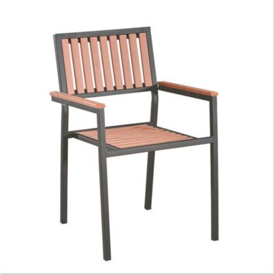 China 2020 Outdoor Plastic Wood Garden Set Plastic Endurance Furniture Chair for sale