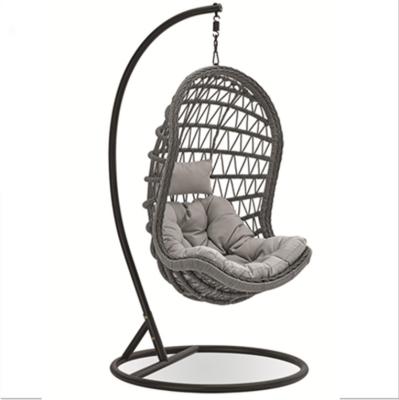 China New Style Modern High Quality Outdoor Patio Furniture Beach Garden And Belt Waterproof Woven Swing Chair for sale