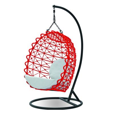 China Hot Selling Cheap Outdoor Hanging Rattan Chair Garden Egg Vine Chair Super Comfortable Love Swing Indoor Furniture for sale