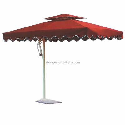 China Luxury Large Strength Outdoor Sun Umbrella, Large Parasol, Outdoor Grass Umbrella for sale