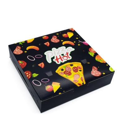 China Good Price Recycled Materials 10 Inch Pizza Dough Packaging Cardboard Corrugated Box Making Motorcycle Pizza Delivery for sale