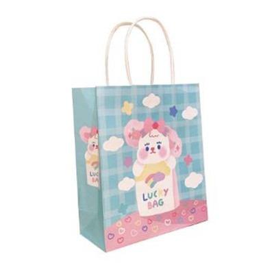 China Gift & Wedding Gift Cute Fruit Craft Christmas Cartoon Candy Fashion Consumable Nordic Paper Bag Kids Birthday Party Favor for sale