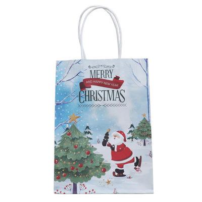 China Gift & Red Craft Christmas Eve Party Candy Color Party Multi Fancy Creative Cute Fancy Birthday Carrier Gift Red Paper Bag for sale