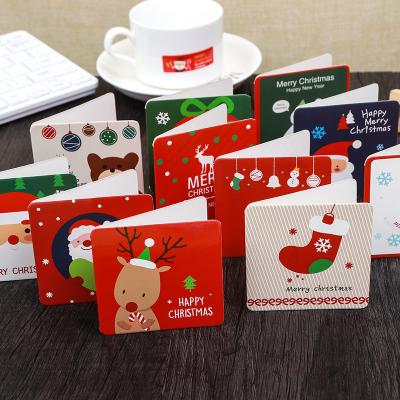 China Greeting High Quality Handmade Luxury Funny Gift Blank Merry Christmas Greeting Tag Gift Box Card Envelope for sale