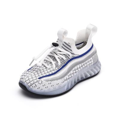 China Fashion\Comfortable\Durable\Breathable\Lighted Customize 2021 New Children's Sports Shoes Single Flight Net Shoes for sale