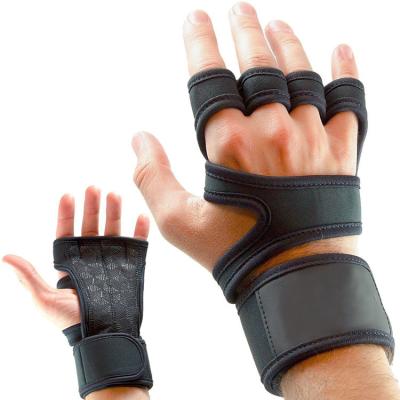 China Gym Exercise Fingerless Gloves Half Finger Men And Women Spring And Summer Weightlifting Fitness Sports Breathable Fingerless Gloves for sale