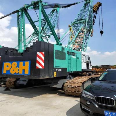 China Other Japan Made Kobelco Used P&H 7150 7055 50TON 150 TON Crawler Crane With Shipping For Sale for sale