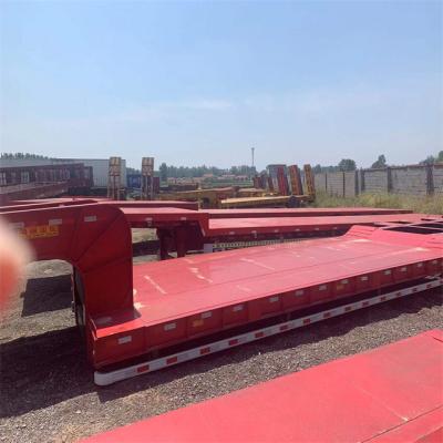 China Construction Machinery Used Flounder Drive In 10 Wheel 12 Wheel Alex Trailer With Cheap Price for sale