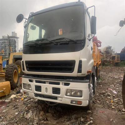 China Used / Second Hand Isuzu Concrete Pump 37m Construction Machinery 52m Concrete Machine With Good Working Condition For Sale for sale