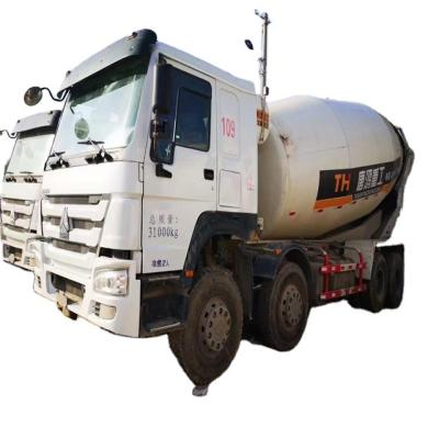 China Hot Sale Used Concrete Mixer Cubic Construction Machinery Howo Sinotruck 10M3 12M3 Cubic With Cheap Price for sale