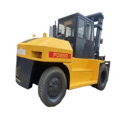 China Construction machinery used Komats U forklift 15TON fd150 25ton 2 steps diesel forklift for sale