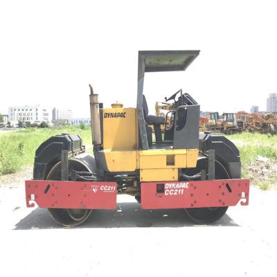 China Construction Machinery Used Dynapac CC211 CC421 6TON 8 TON Hydraulic Compactor Small Double Drum Road Roller Roller for sale