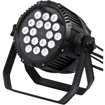 China Sports stadiums IP65 18pcs 18W led outdoor par light rgbwa par 6in1 uv waterproof light for sale