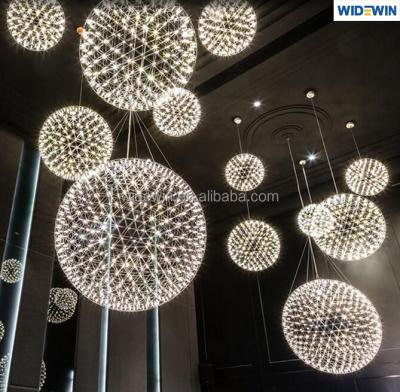 China 2021 Hotel Modern Minimalist Style Multi Spherical Led Bulbs Pendant Lamp for sale