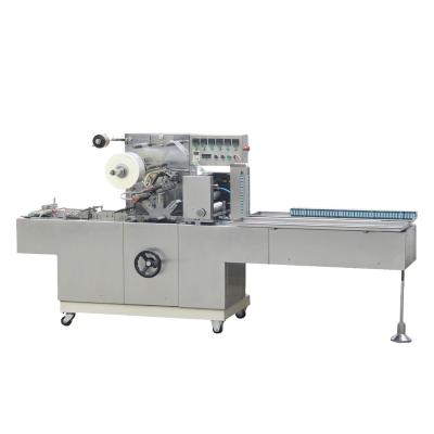 China Beverage Note Paper Cellophane Wrapping Film Machine With Printed Film for sale