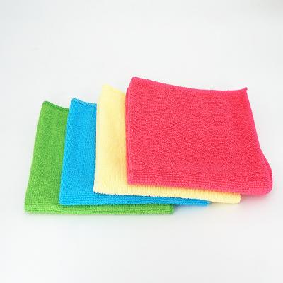 China Sustainable Household Microfiber 40*40cm Kitchen Cleaning Terry Non-fiber Towel Durable for sale