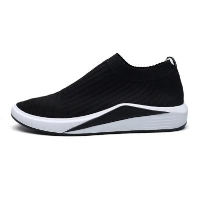 China Fashion Trend Hot Selling Fabric Comfortable Knitting Casual Walking Shoes for sale