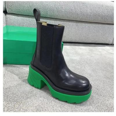 China 2023 Other New Designer Knight Women Shoes Ankle Boots Platform Leather Luxury Women Fashion Boots Brands Shoes Wholesale for sale