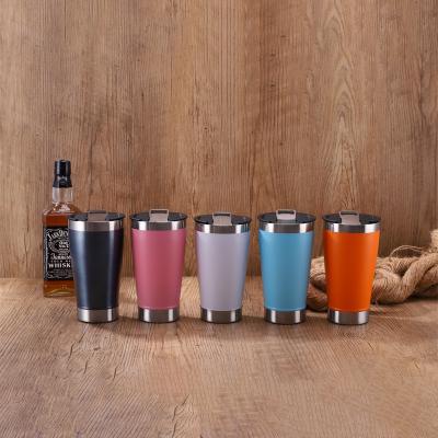 China American Style 304 stainless steel thermos cup 20OZ ice cup with bottle opener wholesale cross-border beer cup for sale