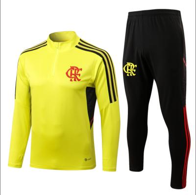 China Sets Wholesale Latest Soccer Half Zipper Flamengo Soccer Training Tracksuit Comfortable Tracksuit Long Sleeve for sale