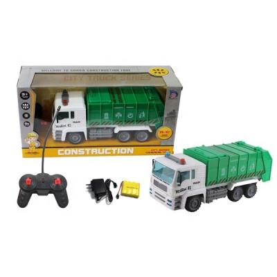 China Follow Me Car 4 Channels RC Sanitation Remote Control Garbage Truck for sale