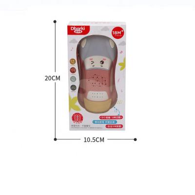 China Plastic Cartoon Multifunctional Cars Projection Teaching Machine Car Early Educational Toys For Children for sale